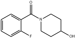 (2-氟苯基)(4-羟基-1-哌啶基)甲酮,1082804-68-9,结构式