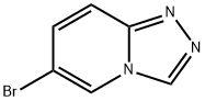 6-ブロモ[1,2,4]トリアゾロ[4,3-A]ピリジン 化学構造式