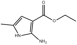 2-氨基-5-甲基-1H-吡咯-3-羧酸乙酯, 108290-85-3, 结构式