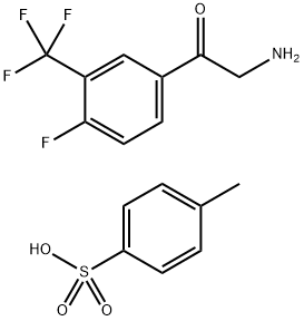 2-aMino-1-(4-fluoro-3-(trifluoroMethyl)phenyl)ethanone 4-Methylbenzenesulfonate price.