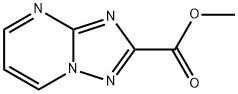 [1,2,4]Triazolo[1,5-a]pyrimidine-2-carboxylic acid methyl ester 化学構造式