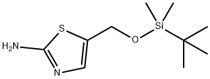 2-AMino-5-tert-butyldiMethylsilyloxy-Methyl-thiazole Struktur