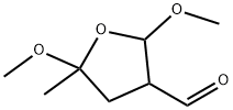 TETRAHYDRO-2,5-DIMETHOXY-5-METHYLFURAN-3-CARBALDEHYDE 结构式