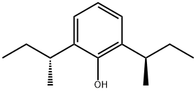 Phenol, 2,6-bis[(1R)-1-methylpropyl]- Structure