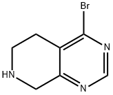 4-溴-5,6,7,8-四氢吡啶并[3,4-D]嘧啶, 1083181-71-8, 结构式