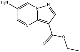 Ethyl 6-aMinopyrazolo[1,5-a]pyriMidine-3-carboxylate Struktur