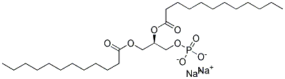 L-A-磷脂酸二月桂钠,108321-06-8,结构式