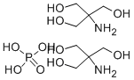 DI[TRIS(HYDROXYMETHYL)AMINOMETHANE] PHOSPHATE Structure