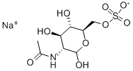 N-ACETYLGLUCOSAMINE 6-SULFATE SODIUM SALT Struktur