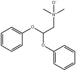 N,N-ジメチル-2,2-ジフェノキシエタンアミンN-オキシド 化学構造式