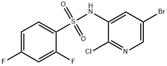 N-(5-broMo-2-클로로피리딘-3-일)-2,4-디플루오로벤젠술포나미드