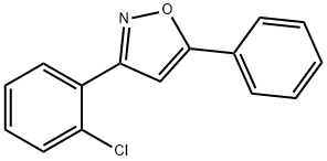 Isoxazole, 3-(2-chlorophenyl)-5-phenyl- 化学構造式