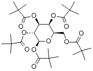 Β-D-半乳糖五新戊酸酯,108342-85-4,结构式