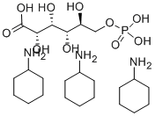 6-磷酸基葡萄糖酸三(环己铵)盐, 108347-81-5, 结构式