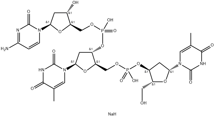 THYMIDYLYL(3'>5')THYMIDYLYL(3'>5')-2'-*D EOXYCYTIDIN Structure