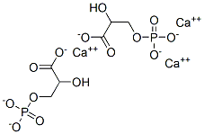 D(-)3-PHOSPHOGLYCERIC ACID CALCIUM Struktur