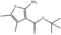 TERT-BUTYL2-AMINO-4,5-DIMETHYLTHIOPHENE-3-CARBOXYLA Structure