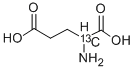 DL-GLUTAMIC-2-13C ACID Structure