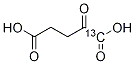 2-酮戊二酸-1-13C 结构式