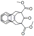 6,8,13,15-Tetrahydro-17-oxo-7,14-methanobenzo[6,7]cyclodeca[1,2-b]naphthalene-7,14-dicarboxylic acid dimethyl ester,108395-67-1,结构式