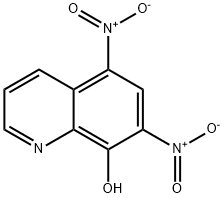 5,7-DINITROQUINOLIN-8-OL, 1084-32-8, 结构式