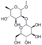 methyl 2-O-mannopyranosyl-rhamnopyranoside Struktur
