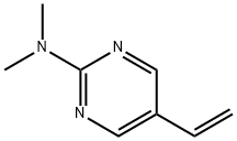 2-Pyrimidinamine, 5-ethenyl-N,N-dimethyl- (9CI) Structure