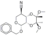 Benzyl 4-Cyano-4-deoxy-2,3-O-[(1S,2S)-1,2-dimethoxy-1,2-dimethyl-1,2-ethanediyl]-β-D-arabinopyranoside|Benzyl 4-Cyano-4-deoxy-2,3-O-[(1S,2S)-1,2-dimethoxy-1,2-dimethyl-1,2-ethanediyl]-β-D-arabinopyranoside