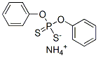 ジチオりん酸O,O-ジフェニルS-アンモニウム 化学構造式