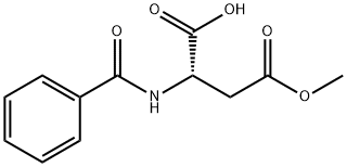 N-BENZOYL-ASPARTIC ACID-4-METHYL ESTER 结构式