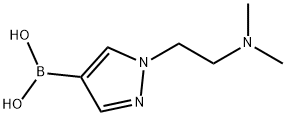 (1-(2-(Dimethylamino)ethyl)-1H-pyrazol-4-yl)boronic acid Struktur