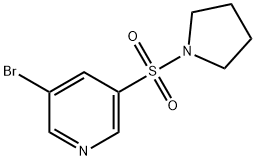 3-broMo-5-(pyrrolidin-1-ylsulfonyl)pyridine|