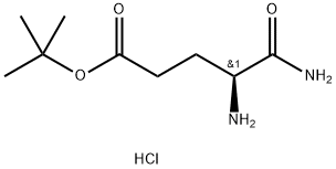 (S)-4,5-二氨基-5-氧代戊酸叔丁酯单盐酸盐,108607-02-9,结构式