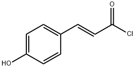 (E)-3-(4-羟基苯基)丙烯酰基 氯化物,108608-03-3,结构式