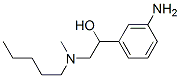 1-(3-aminophenyl)-2-(methyl-pentyl-amino)ethanol|