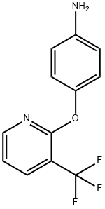 4-(3-(trifluoromethyl)pyridin-2-yloxy)benzenamine Struktur