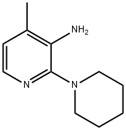 4-Methyl-2-piperidin-1-ylpyridin-3-amine 化学構造式