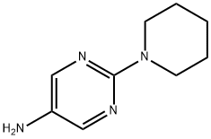 2-(PIPERIDIN-1-YL)PYRIMIDIN-5-AMINE, 1086378-61-1, 结构式