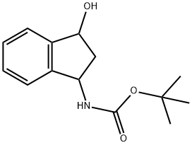 tert-butyl (3-hydroxy-2,3-dihydro-1H-inden-1-yl)carbaMate
