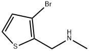 n-[(3-bromothien-2-yl)methyl]-n-methylamine Struktur