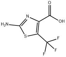 2-Amino-5-(trifluoromethyl)thiazole-4-carboxylic acid,1086380-23-5,结构式