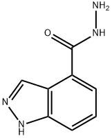 1H-Indazole-4-carbohydrazide 化学構造式