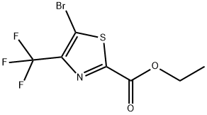 Ethyl-5-broMo-4-trifluoroMethyl-thiazole-2-carboxylate 化学構造式