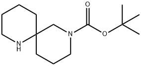 1,8-Diazaspiro[5.5]undecan-8-carboxylic acid tert-butyl ester Structure