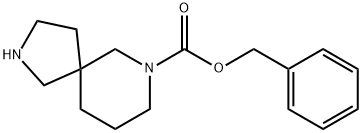 2,7-二氮杂螺[4.5]癸烷-7-羧酸苄酯 结构式