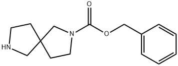 N-CBZ-2,7-diazaspiro[4.4]nonane 化学構造式