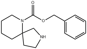 2,6-Diazaspiro[4.5]decane-6-carboxylic acid, phenylMethyl ester 化学構造式