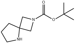 2,5-Diazaspiro[3.4]octane-2-carboxylic acid, 1,1-dimethylethyl ester Structure