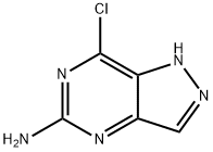 1H-Pyrazolo[4,3-d]pyriMidin-5-aMine, 7-chloro-,1086398-36-8,结构式