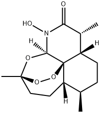 N-Hydroxy-11-azaartemisinin, 1086409-82-6, 结构式